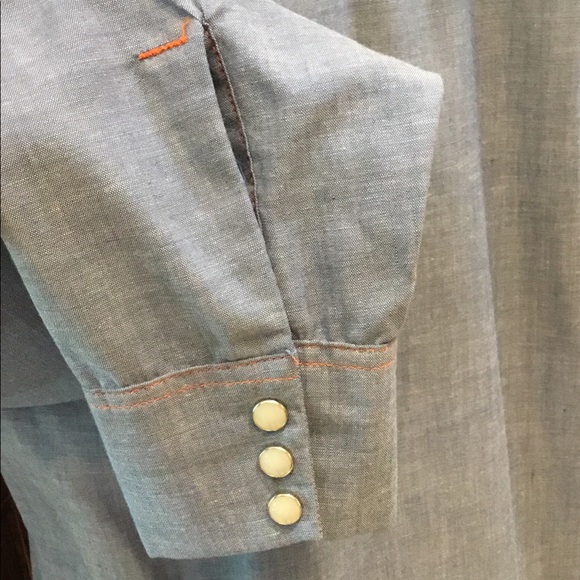 🔥 VINTAGE JCPENNEY EMBROIDERED SHIRT SIZE MEDIUM - Picture 5 of 8